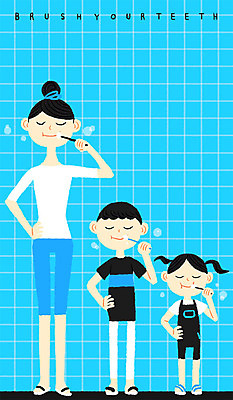 PSD 여자 남자 어린이 일러스트 건강 성인 세명 건강관리 헬스 양치 칫솔 국내일러스트 관리 사람 위생용품 운동 청결 파일형식