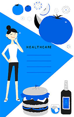 PSD 여자 토마토 술잔 일러스트 술병 건강 한명 성인 건강관리 헬스 햄버거 사과 국내일러스트 1 채소 과일 병_용기 잔 주류 패스트푸드 관리 사람 운동 파일형식