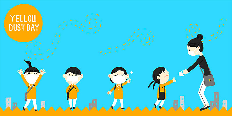 PSD 여자 남자 어린이 일러스트 건강 마스크 여러명 성인 건강관리 헬스 황사 국내일러스트 다수 관리 사람 운동 먼지 파일형식