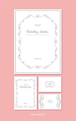 문양 무늬 일러스트 사람없음 세트 라벨 테두리 심볼 청첩장 꾸미기 당초문 데칼코마니 디바이더 국내일러스트 AI파일 카드프레임 카드_감사 프레임 파일형식 벡터