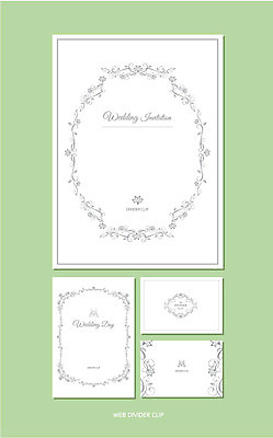 문양 무늬 일러스트 사람없음 세트 라벨 테두리 심볼 청첩장 꾸미기 당초문 데칼코마니 디바이더 국내일러스트 AI파일 카드프레임 카드_감사 프레임 파일형식 벡터