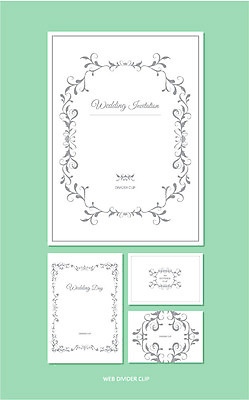 문양 무늬 일러스트 사람없음 세트 라벨 테두리 심볼 청첩장 꾸미기 당초문 데칼코마니 디바이더 국내일러스트 AI파일 카드프레임 카드_감사 프레임 파일형식 벡터