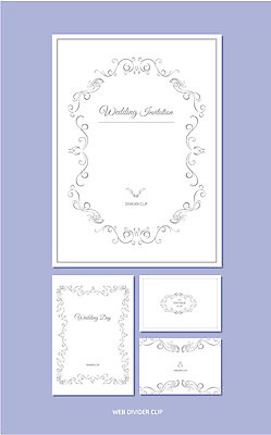 문양 카드_감사 프레임 파일형식 벡터 AI파일 일러스트 세트 사람없음 심볼 카드프레임 청첩장 꾸미기 데칼코마니 무늬 테두리 디바이더 라벨 당초문 국내일러스트