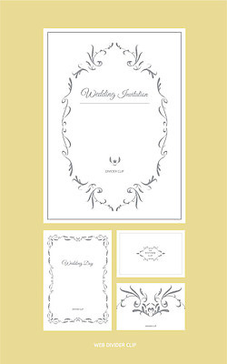 문양 무늬 일러스트 사람없음 세트 라벨 테두리 심볼 청첩장 꾸미기 당초문 데칼코마니 디바이더 국내일러스트 AI파일 카드프레임 카드_감사 프레임 파일형식 벡터