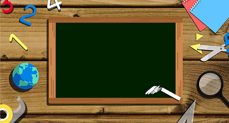 일러스트 돋보기 프레임 가위 사람없음 하이앵글 숫자 지구본 공책 칠판 분필 삼각자 색종이 스카치테이프 플랫레이 국내일러스트 AI파일 문자 종이 뷰포인트 문구용품 자 플랫 초크 테이프 파일형식 벡터