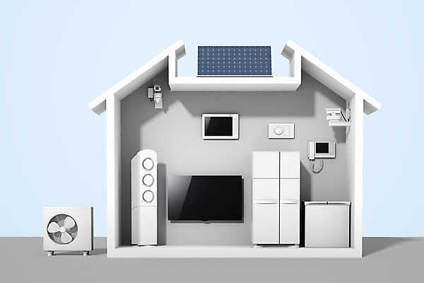 PSD 편집이미지 사람없음 그래픽 인테리어 텔레비전 에어컨 디지털합성 냉장고 단면도 집열판 감시카메라 김치냉장고 실외기 디지털아트 사물인터넷 스마트홈 4차산업 이미지편집 디자인 산업 단면 정보기술 전자제품 카메라 가전제품 태양에너지 파일형식 AI_인공지능