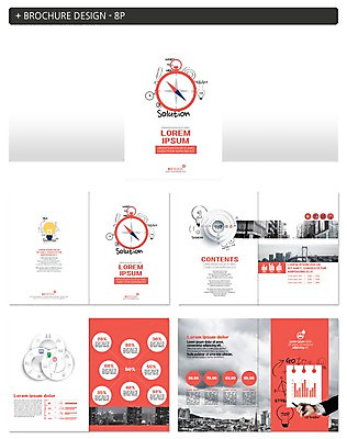 템플릿 손 ZIP 전구 그래프 한명 팜플렛 신체부위 도시 비즈니스맨 연결 나침반 원그래프 인디자인 INDD 이미지템플릿 1 남자 비즈니스 사람 직장인 파일형식