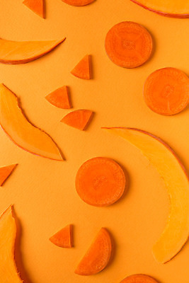 포토 JPG 스튜디오촬영 백그라운드 채소 단면 실내 사람없음 주황색 당근 단호박 국내포토 컬러 호박 뿌리채소 내부 파일형식