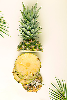 포토 JPG 스튜디오촬영 백그라운드 과일 단면 실내 사람없음 파인애플 국내포토 내부 열대과일 파일형식