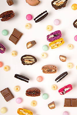 포토 JPG 스튜디오촬영 음식 백그라운드 단면 디저트 실내 사람없음 쿠키 초콜릿 시리얼 마카롱 국내포토 내부 파일형식