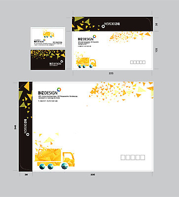 템플릿 명함 명함템플릿 서류봉투 편지봉투 사람없음 세트 검은색 트럭 삼각형 패키지 봉투템플릿 우편봉투 비즈디자인 봉투디자인 이미지템플릿 AI파일 도형 컬러 자동차 봉투 편지 우편물 파일형식 벡터