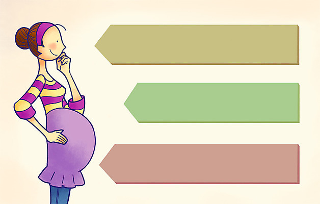 PSD 여자 일러스트 엄마 프레임 한명 성인 임산부 임신 국내일러스트 1 가족 사람 파일형식