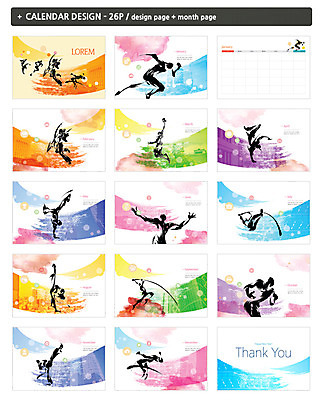 템플릿 ZIP 스포츠 붓터치 농구 여러명 달리기 달력 비보이 장대높이뛰기 탁상달력 인디자인 INDD 이미지템플릿 다수 모션 사람 구기 춤 육상스포츠 파일형식