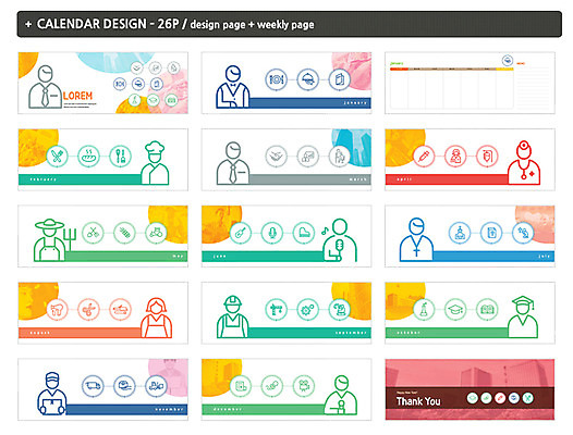템플릿 직업 여자 남자 ZIP 졸업생 여러명 요리사 가수 의사 달력 비즈니스맨 농부 목사 탁상달력 인디자인 INDD 이미지템플릿 다수 비즈니스 졸업 사람 음악가 의료진 직장인 성직자 파일형식