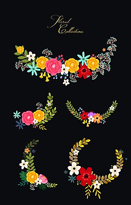 PSD 꽃 잎 꽃백그라운드 일러스트 사람없음 세트 장미 라벨 튤립 국내일러스트 식물 백그라운드 프레임 파일형식