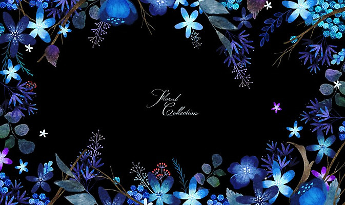 PSD 꽃 잎 꽃백그라운드 일러스트 수채화 프레임 사람없음 나뭇가지 꽃프레임 국내일러스트 나무 식물 백그라운드 파일형식