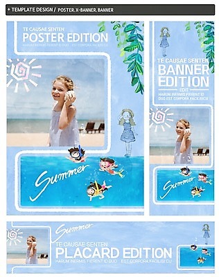 PSD 서양인 배너 배너템플릿 여자 가로배너 ZIP 포스터 세로배너 바다 여행 물놀이 여러명 여름 여름휴가 바캉스 세트 현수막 스노클링 소라 외국인 템플릿 계절 다수 놀이 휴가 어패류 사람 가로 세로 수상스포츠 파일형식 여름_계절