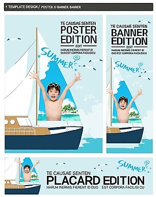 PSD 배너 배너템플릿 남자 가로배너 ZIP 포스터 세로배너 바다 여행 요트 갈매기 한명 소년 상반신 여름 여름휴가 바캉스 세트 만세 한국인 현수막 물안경 템플릿 1 계절 어린이 배_교통 모션 조류 휴가 사람 동양인 가로 세로 수영용품 파일형식 여름_계절