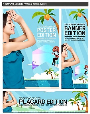 PSD 배너 배너템플릿 여자 가로배너 ZIP 포스터 세로배너 바다 여행 연주 상반신 20대 성인 두명 옆모습 여름 여름휴가 바캉스 세트 야자수 눈감음 한국인 현수막 기타 나무 템플릿 계절 음악 뷰포인트 모션 현악기 휴가 사람 동양인 청년 가로 세로 파일형식 여름_계절