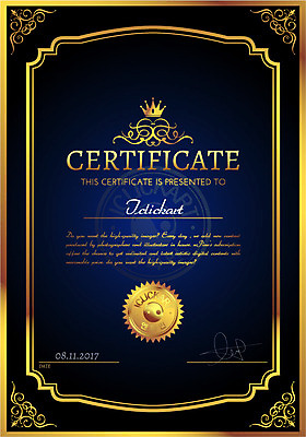 일러스트 왕관 프레임 사람없음 상패 서식 금박 금박장식 증서 임명장 감사장 국내일러스트 AI파일 장식 상_우승 상장 파일형식 벡터