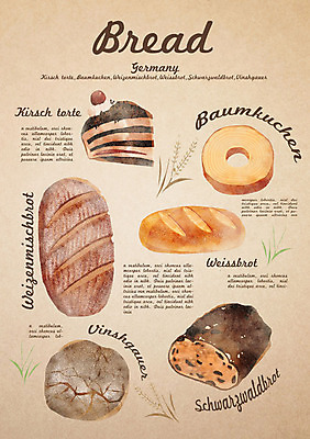 PSD 음식 빵 일러스트 디저트 종류 사람없음 조각케이크 바움쿠헨 국내일러스트 케이크 파일형식