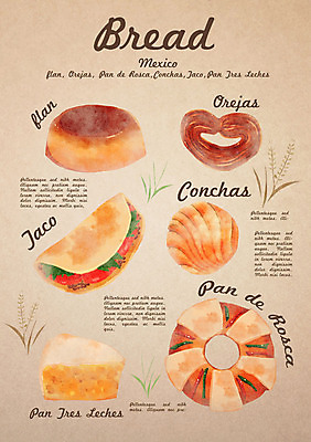 PSD 음식 빵 일러스트 디저트 종류 사람없음 멕시코음식 타코 국내일러스트 서양음식 파일형식