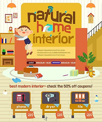 PSD 템플릿 남자 화분 어린이 웹템플릿 거실 책장 이벤트페이지 한명 이벤트 인테리어 소파 계단 드라이어 전화기 벽시계 파일 이미지템플릿 1 디자인 시계 가구 의자 사람 미용용품 페이지 파일형식