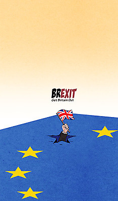 PSD 손 일러스트 영국 신체부위 경제 구멍 사회이슈 유엔 유엔기 브렉시트 국내일러스트 유럽 컨셉 사람 파일형식