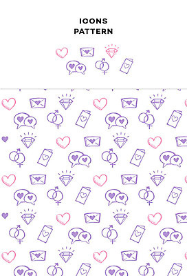 아이콘 말풍선 패턴 사랑 이벤트 사람없음 패턴백그라운드 하트 러브레터 다이아몬드 성별표시 2D아이콘 AI파일 모양 감정 백그라운드 무늬 표시 보석 편지 파일형식 벡터