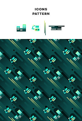 아이콘 건축 패턴 사다리 건설업 빌딩 사람없음 패턴백그라운드 포크레인 2D아이콘 AI파일 산업 백그라운드 무늬 건물 도구 중장비 파일형식 벡터