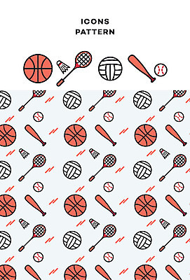 아이콘 교육 패턴 농구공 사람없음 운동 패턴백그라운드 야구방망이 배드민턴라켓 셔틀콕 라인아이콘 야구공 배구공 2D아이콘 AI파일 스포츠용품 백그라운드 무늬 공 농구 건강 야구용품 라켓 배구 파일형식 벡터