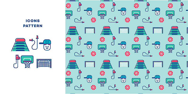 아이콘 교육 남자 어린이 패턴 농구공 여러명 운동 패턴백그라운드 호루라기 골대 라인아이콘 얼굴모양 줄넘기 농구대 뜀틀 아기자기 2D아이콘 AI파일 모양 얼굴 스포츠용품 다수 백그라운드 컨셉 무늬 공 농구 건강 사람 파일형식 벡터