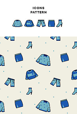아이콘 옷 패션 구두 티셔츠 패턴 바지 사람없음 치마 뷰티 패턴백그라운드 2D아이콘 AI파일 백그라운드 신발 셔츠 무늬 하의 파일형식 벡터