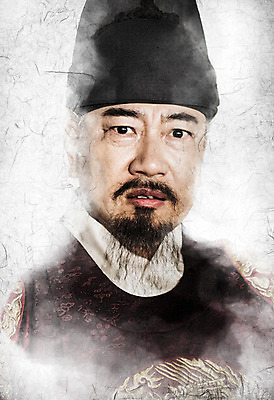 JPG 편집이미지 전통 남자 포스터 한명 성인 앞모습 한국인 역사 60대 한복 왕 한지배경 왕족전통의상 디지털아트 노인남자한명만 사극 편집실사 1 한국전통 노년 뷰포인트 백그라운드 사람 동양인 전통의상 CG 남자한명만 노인남자만 파일형식