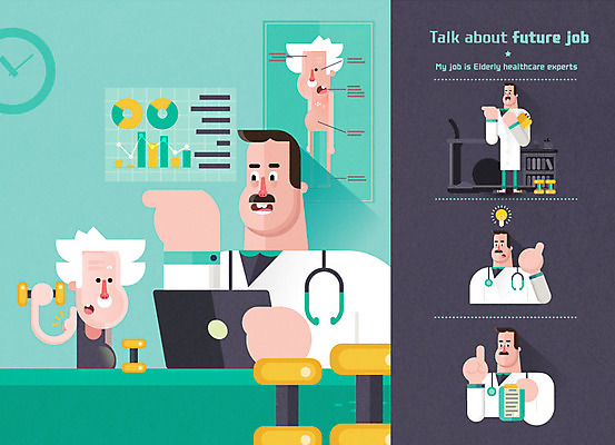 직업 캐릭터 노년 남자 일러스트 청진기 직업캐릭터 건강 여러명 성인 노트북 건강관리 아령 의사 컨설턴트 상담 국내일러스트 일러캐릭터 AI파일 다수 의료기기 관리 사람 전자제품 의료진 전문직 파일형식 벡터