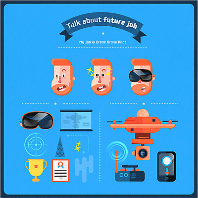 직업 캐릭터 남자 일러스트 고글 직업캐릭터 성인 세명 스마트폰 파일럿 트로피 드론 원격조종 국내일러스트 일러캐릭터 AI파일 사람 핸드폰 스마트기기 상_우승 파일형식 벡터