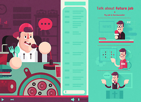 직업 캐릭터 남자 포크 인터넷 일러스트 피자 직업캐릭터 여러명 성인 숟가락 아나운서 마이크 방송 국내일러스트 일러캐릭터 AI파일 식기 음향기기 다수 패스트푸드 서양음식 수저 사람 파일형식 벡터