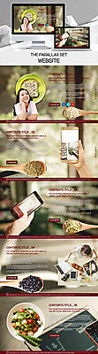 PSD 템플릿 웰빙 여자 어린이 웹템플릿 채소 사이트템플릿 모바일 두명 홈페이지 숟가락 홈페이지시안 한국인 시차스크롤 반응형 패럴렉스 이미지템플릿 수저 사람 동양인 파일형식