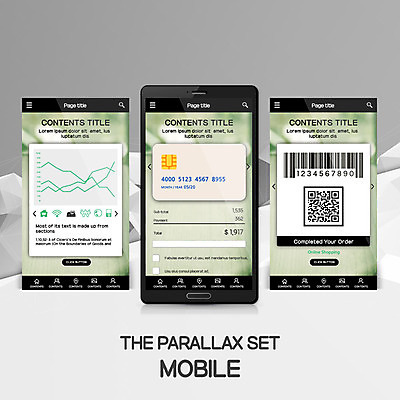 PSD 템플릿 웹템플릿 모바일 사람없음 신용카드 바코드 모바일템플릿 모바일웹 QR코드 지문 패럴렉스 이미지템플릿 금융 파일형식