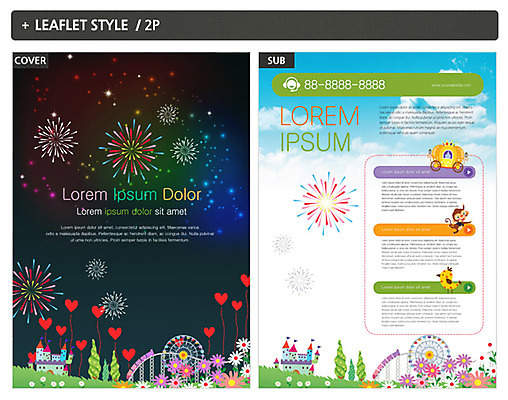 템플릿 ZIP 포스터 리플렛 조류 불꽃놀이 이벤트 사람없음 놀이공원 원숭이 놀이기구 전단템플릿 전단 마차 인디자인 INDD 이미지템플릿 동물 교통수단 포유류 놀이 테마파크 홍보물 파일형식