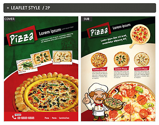 템플릿 남자 ZIP 포스터 음식 리플렛 피자 한명 성인 요리사 조리복 전단템플릿 전단 음식전단 인디자인 INDD 이미지템플릿 직업 1 유니폼 패스트푸드 서양음식 사람 홍보물 파일형식