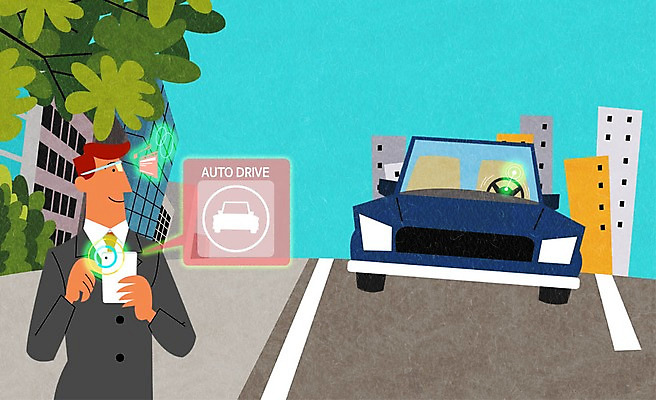 PSD 남자 도로 일러스트 자동차 한명 빌딩 성인 스마트폰 스마트기기 운전 스마트 자동화 스마트안경 국내일러스트 1 안경 길 육상교통 컨셉 교통시설 모션 사람 건물 전자제품 핸드폰 파일형식