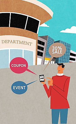 주간 PSD 남자 일러스트 거리 한명 이벤트 성인 야외 스마트폰 스마트기기 세일 스마트 쿠폰 백화점 국내일러스트 자연요소 1 컨셉 사람 전자제품 핸드폰 상점 파일형식