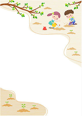 나무 여자 교육 남자 어린이 일러스트 두명 새싹 흙 물뿌리개 모종삽 식물심기 심기 프레임일러스트 국내일러스트 AI파일 식물 모션 프레임 사람 삽 파일형식 벡터