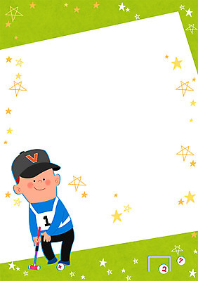 PSD 남자 별 어린이 스포츠용품 스포츠 일러스트 공 청소년 프레임 한명 게이트볼 국내일러스트 자연요소 1 사람 구기 오브젝트 파일형식