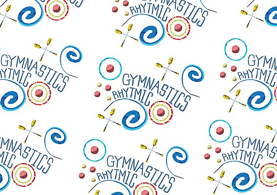 PSD 리본 스포츠 패턴 일러스트 공 사람없음 패턴백그라운드 리듬체조 체조 훌라후프 곤봉 국내일러스트 스포츠용품 백그라운드 무늬 운동 파일형식