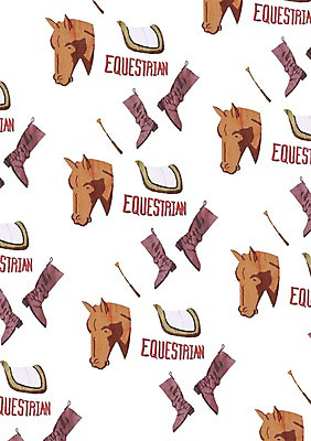 PSD 스포츠 패턴 일러스트 사람없음 패턴백그라운드 말_동물 승마 승마용품 국내일러스트 스포츠용품 백그라운드 무늬 포유류 파일형식
