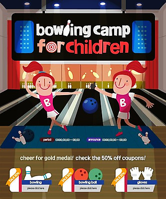 PSD 템플릿 여자 어린이 스포츠 웹템플릿 이벤트페이지 이벤트 두명 볼링핀 볼링용품 볼링 볼링공 볼링선수 볼링장 볼링장갑 이미지템플릿 스포츠용품 장갑 공 운동선수 사람 구기 페이지 파일형식