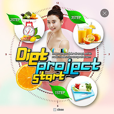 PSD 템플릿 여자 웹템플릿 다이어트 오렌지 과일 나뭇잎 팝업 이벤트팝업 웹팝업 저울 한명 이벤트 성인 뷰티 한국인 오렌지주스 체중계 레이어팝업 이미지템플릿 1 잎 건강 사람 동양인 과일주스 파일형식