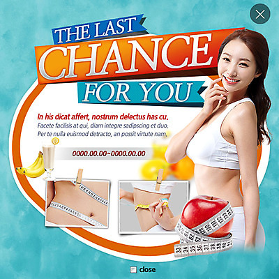 PSD 템플릿 여자 웹템플릿 다이어트 바나나 팝업 이벤트팝업 웹팝업 줄자 한명 이벤트 성인 뷰티 한국인 우유 사과 레이어팝업 의료성형뷰티 이미지템플릿 1 과일 유제품 자 건강 사람 동양인 파일형식